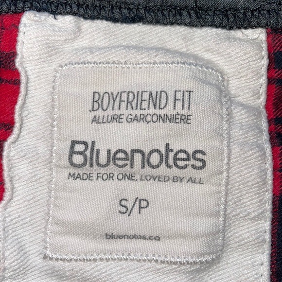 BlueNotes Boyfriend Fit Plaid - Picture 5 of 5